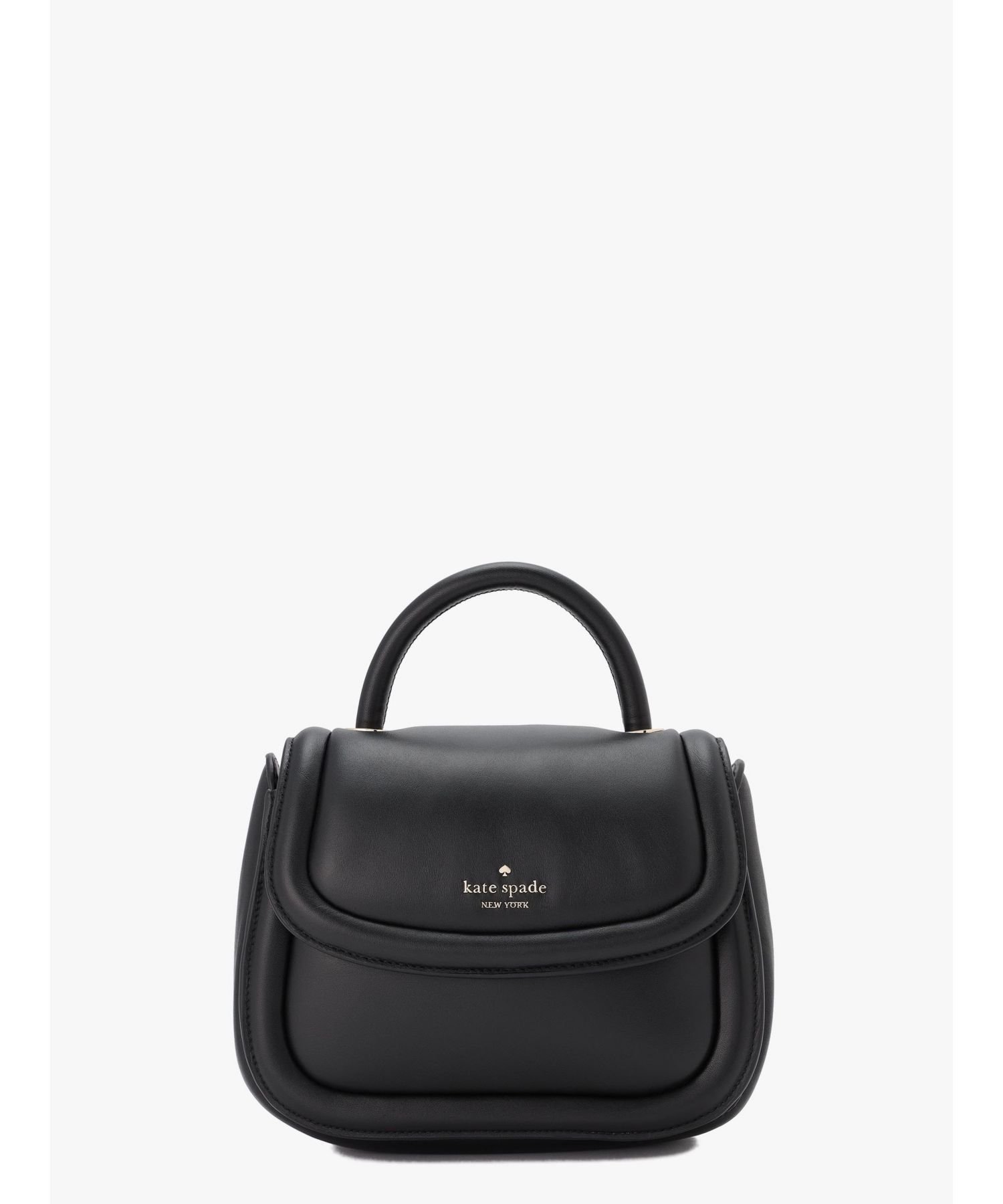 【SALE／70%OFF】kate spade new york パフィー トップ ハンドル クロスボディ ケイトスペードニューヨーク バッグ ハンドバッグ ブラック【送料無料】