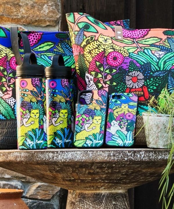 チャイハネ 【チャイハネ】[iPhone7/8/SE(第二・三世代)]プロイスマホケース【Amina×PLOY KASOM】 アミナコレクション スマホグッズ・オーディオ機器 スマホ・タブレット・PCケース/カバー ブルー オレンジ【送料無料】