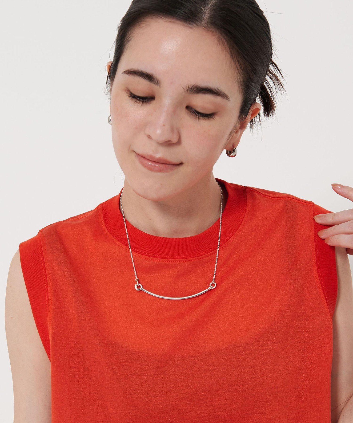 【SALE／40%OFF】BEAUTY&YOUTH UNITED ARROWS ＜JAMIRAY＞Moon stick ネックレス ビューティー＆ユース　ユナイテッドアローズ アクセサリー・腕時計 ネックレス シルバー【送料無料】