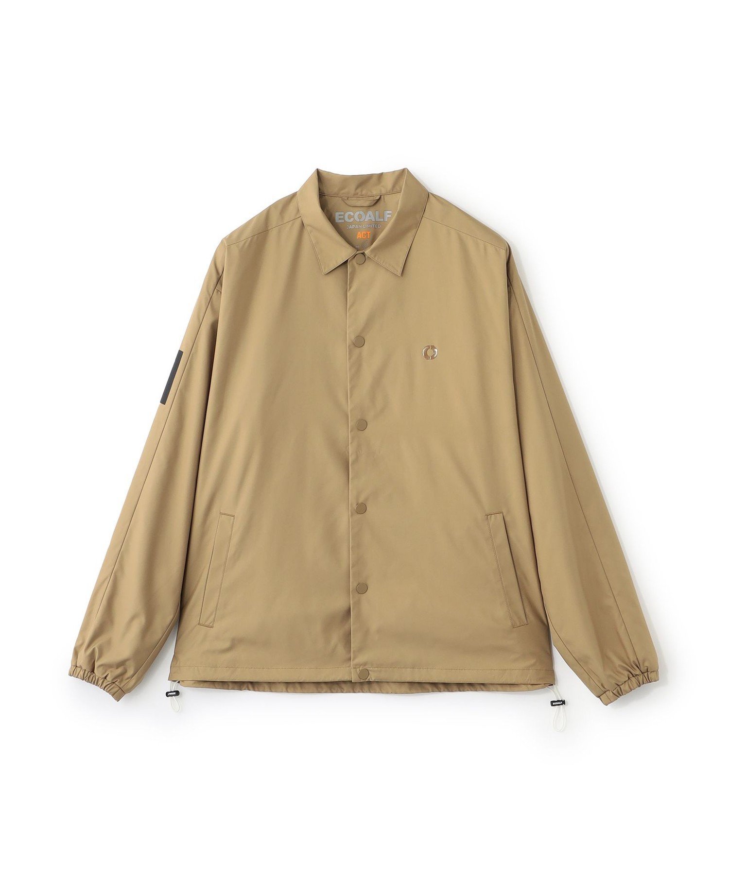 【SALE／45%OFF】ECOALF ACT CLAIM コーチジャケット UNISEX 【日本限定】 エコアルフ ジャケット・アウター ブルゾン・ジャンパー ベージュ【送料無料】