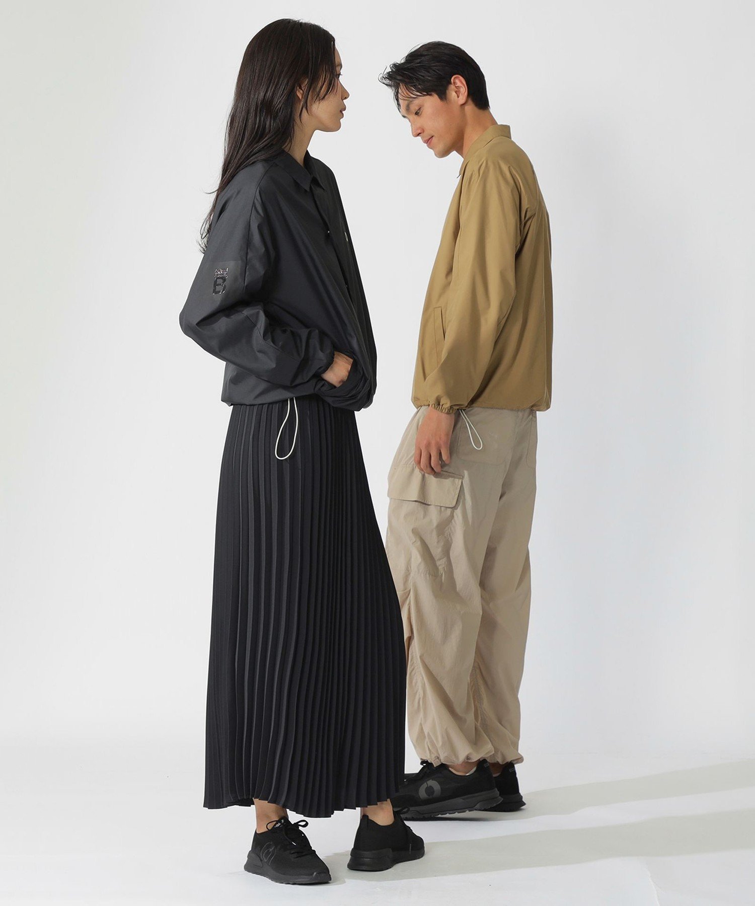 ACT CLAIM コーチジャケット UNISEX 【日本限定】 エコアルフ ジャケット・アウター ブルゾン・ジャンパー ベージュ