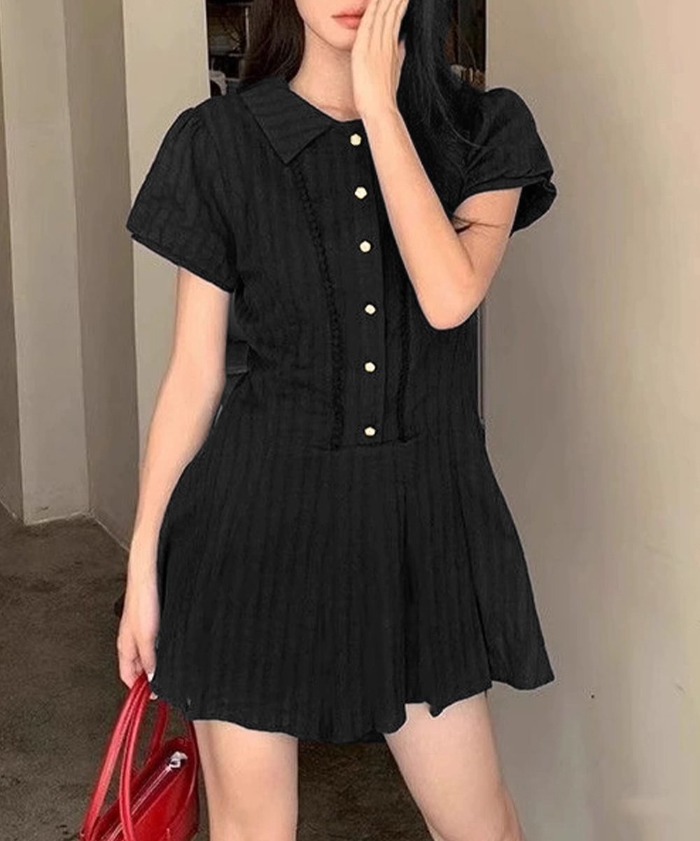 【SALE／30%OFF】miniministore プリーツミニワンピース セットアップ春夏 ミニミ...