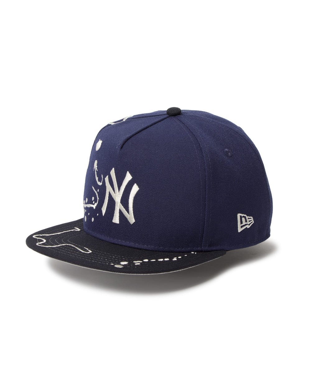 NEW ERA NEW ERA 5-PANEL SV DRIPPING / ニューエラ オーバーライド 帽子 キャップ ネイビー【送料無料】