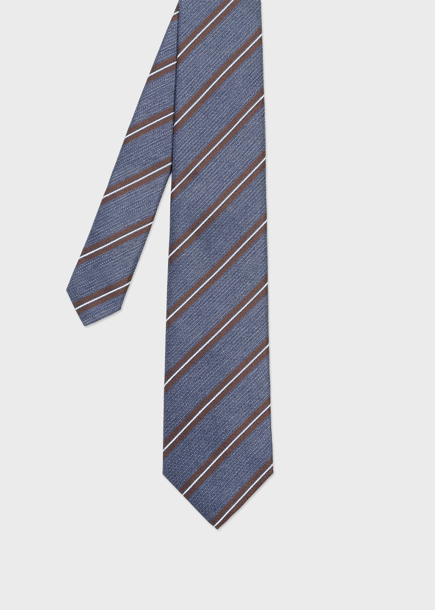 Paul Smith クラシック レジメンタル タイ ポール・スミス スーツ・フォーマル ネクタイ・蝶ネクタイ グレー ブラウン ネイビー ブルー..