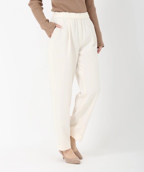 STRAWBERRY-FIELDS パンツ ストロベリーフィールズ パンツ その他のパンツ ブラック ホワイト【送料無料】