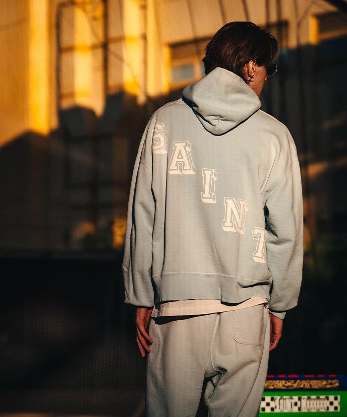ROYAL FLASH SAINT MICHAEL/セントマイケル/HOODIE/BABY MICHAEL/SKY BLUE ロイヤルフラッシュ トップス パーカー・フーディー ブルー【送料無料】