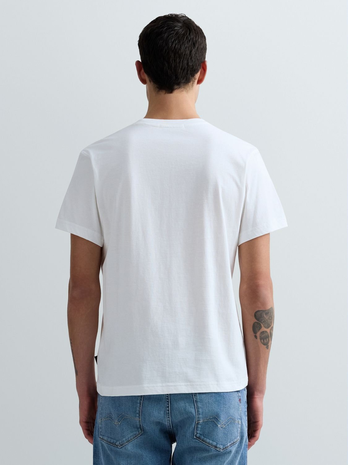 【SALE／10%OFF】REPLAY ベーシックジャージーMONACO Tシャツ リプレイ トップス カットソー・Tシャツ ホワイト【送料無料】