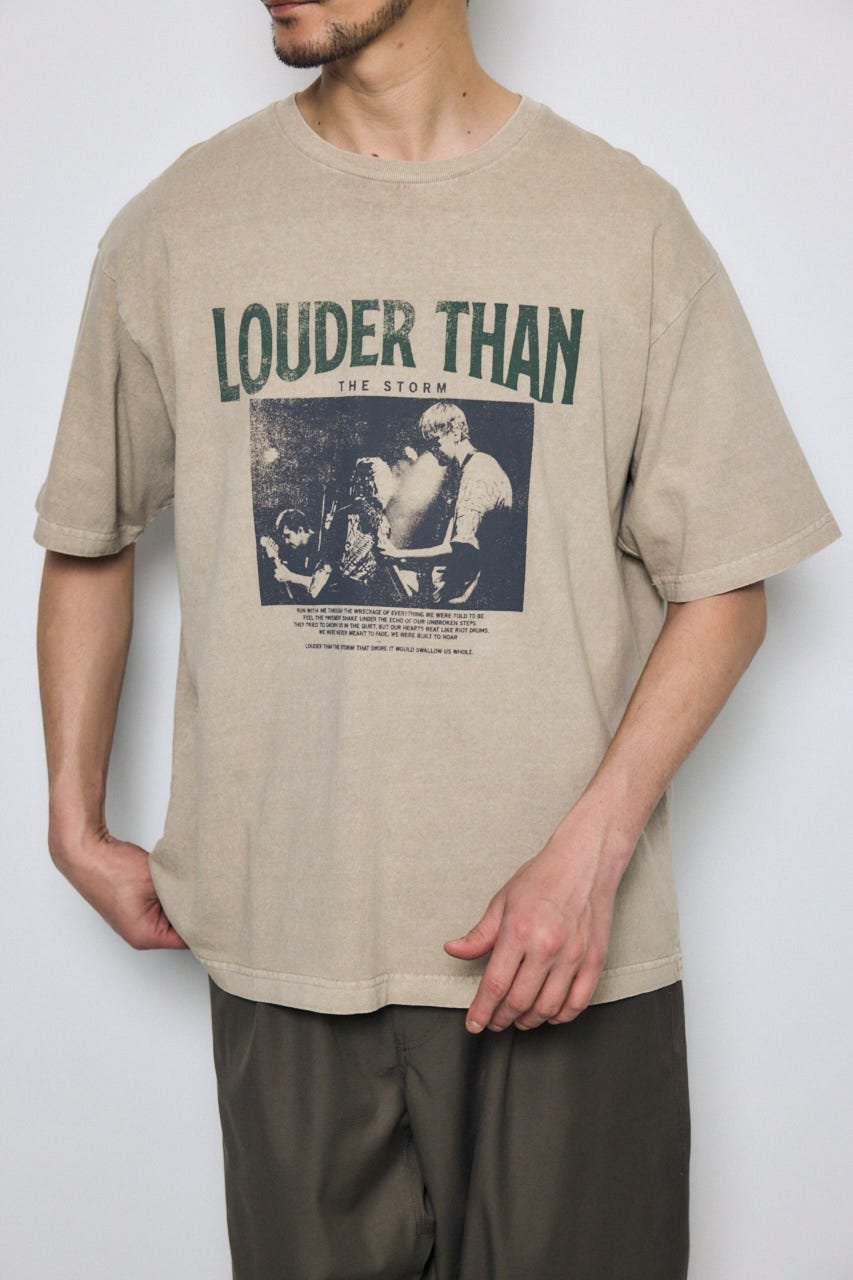 LOUNDER THAN Tシャツ アズールバイマウジー トップス カットソー・Tシャツ ホワイト ベージュ ブラック