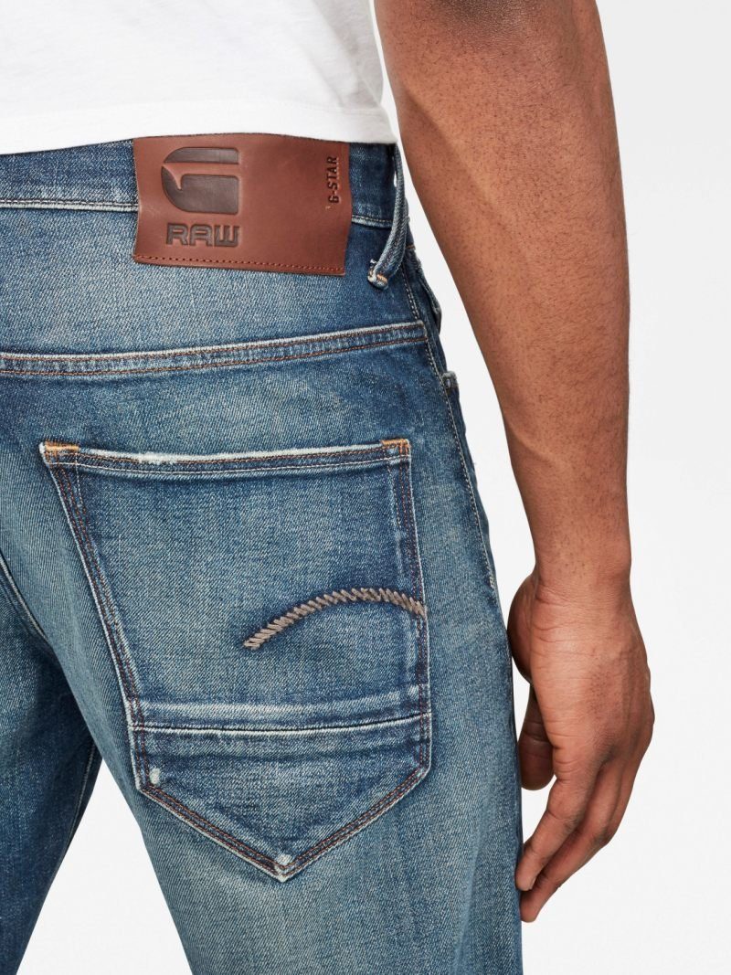 【公式ショップ】Morry 3D Relaxed Tapered/リラックステーパードジーンズ ジースターロゥ パンツ ジーンズ・デニムパンツ ブルー