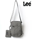 【SALE/5%OFF】Lee Lee ショルダーバッグ ミニ ショルダー ネックポーチ ポーチ付き ラザル バッグ ショルダーバッグ ブラウン グレー ブラッ...