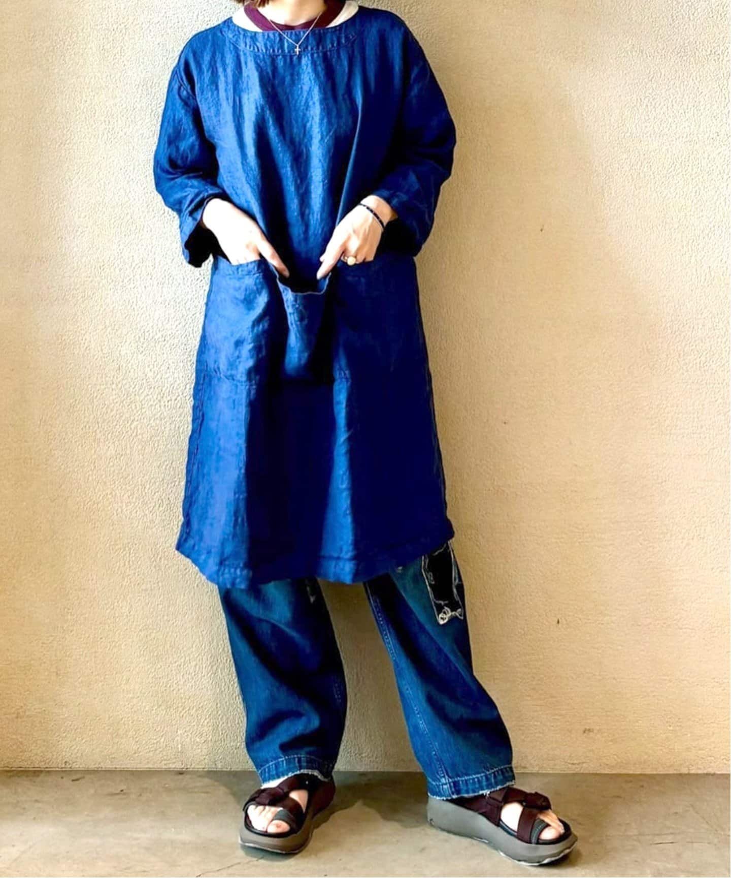 journal standard luxe 【ARMEN 】LINEN HERRINGBONE B/N TUNIC ジャーナルスタンダード ラックス ワン..