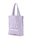 mezzo piano 【しなこちゃん×ミミポポ】トートバッグ ナルミヤオンライン バッグ リュック・バックパック パープル【送料無料】