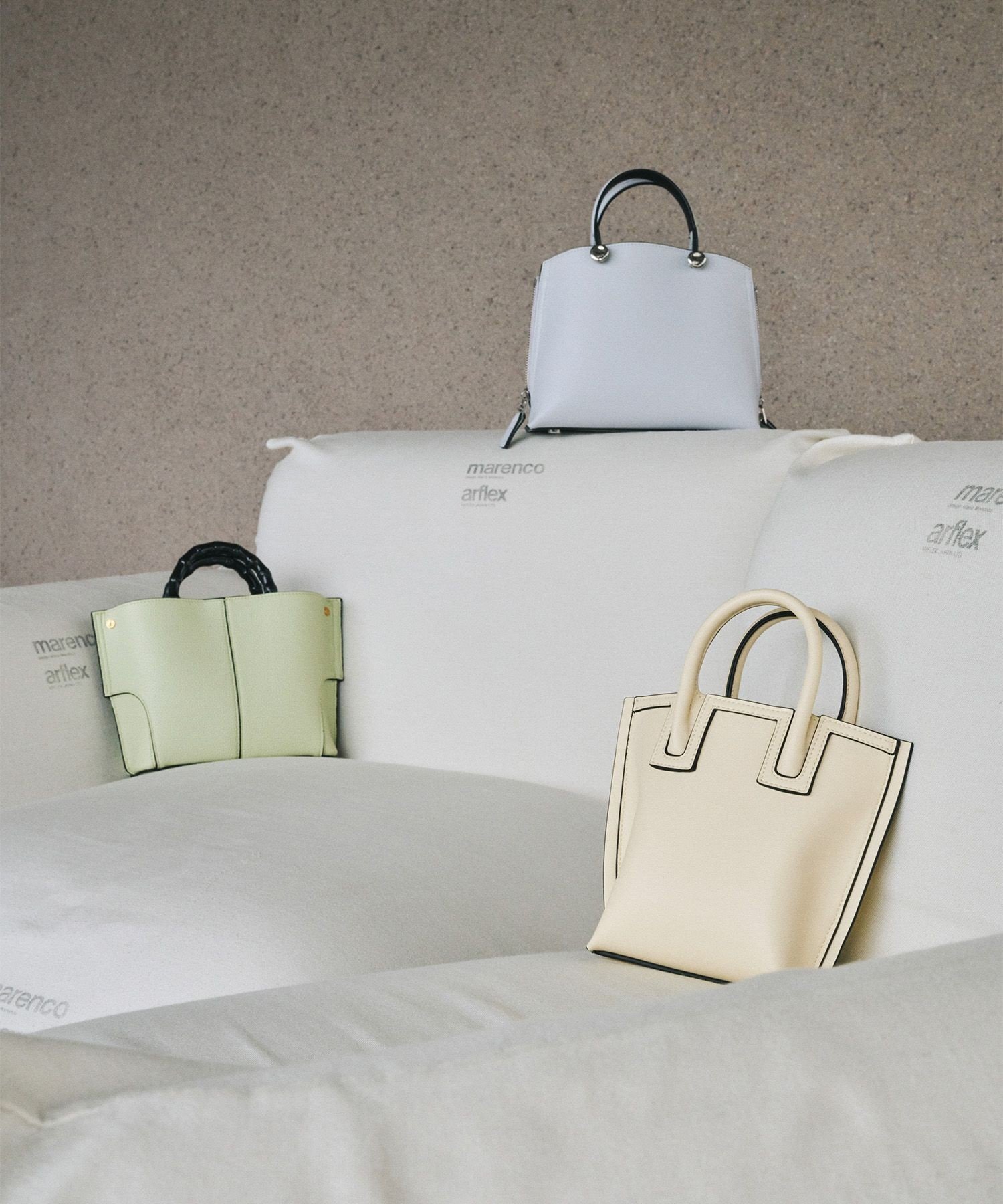 ROPE' 【E'POR】【数量限定】Y BAG Mini/超軽量・26SS ロペ バッグ ハンドバッグ ブルー【送料無料】