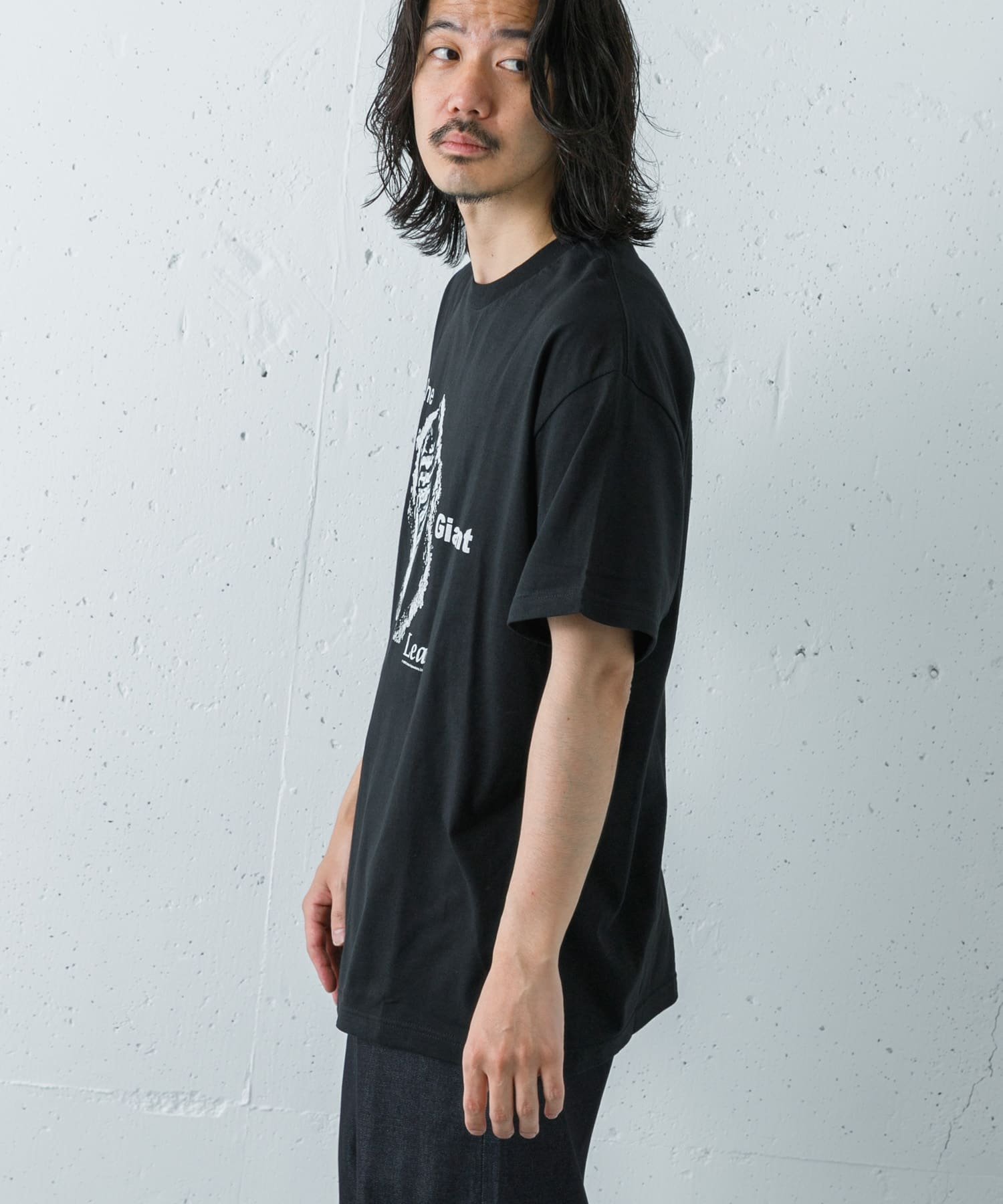 Cotton Expressions ONE GIANT LEAP T-SHIRTS アーバンリサーチ トップス カットソー・Tシャツ ブラック