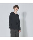 ABAHOUSE LASTWORD 【定番】総針 プルオーバー ニット アバハウス トップス ニット ブラック ブルー ホワイト【送料無料】