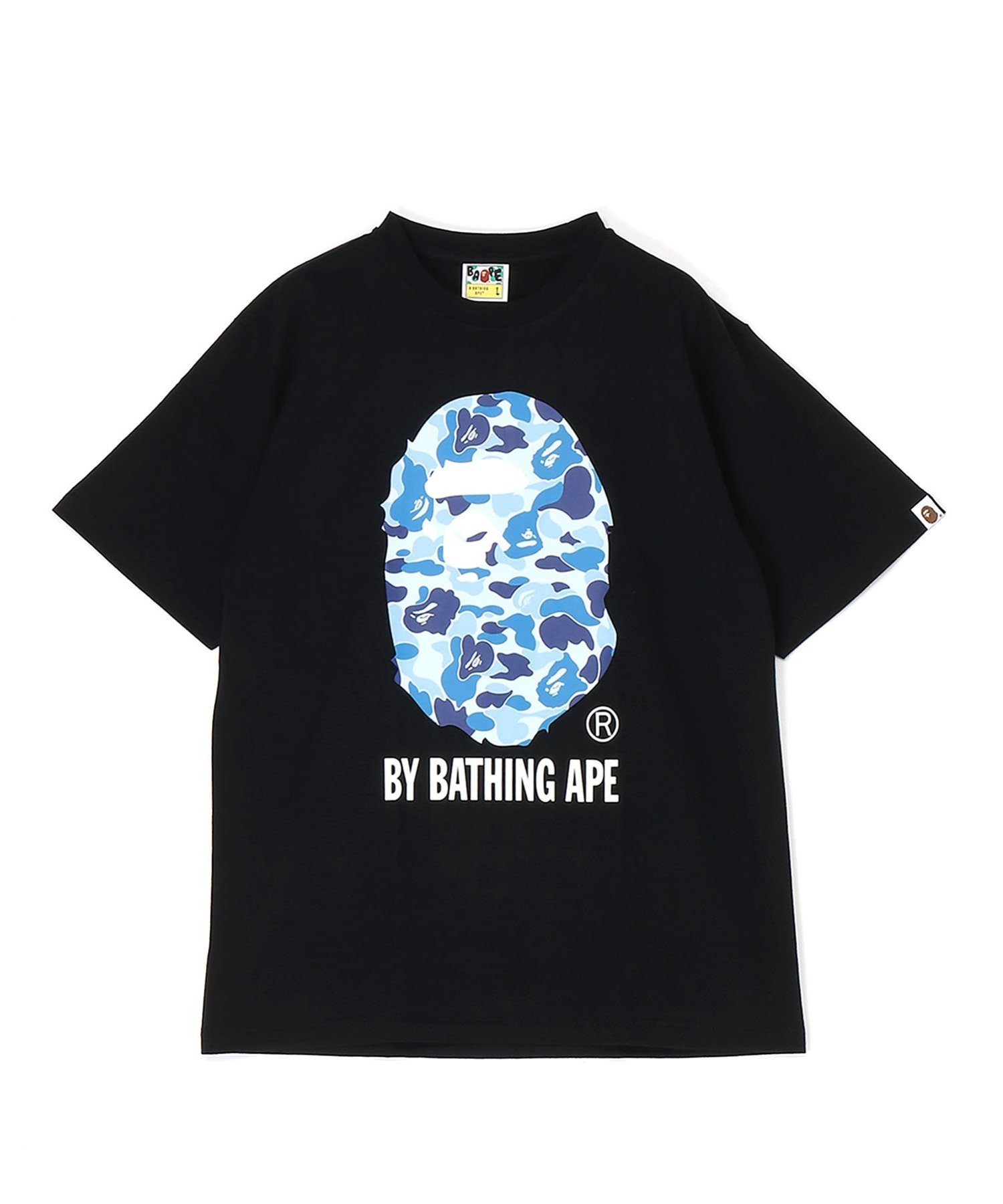 A BATHING APE ABC CAMO BY BATHING APE TEE ア ベイシング エイプ トップス カットソー・Tシャツ ブラック ホワイト【送料無料】