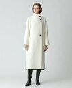 【SALE/30%OFF】allureville ビーバースタンドカラーコート アルアバイル ジャケット・アウター その他のジャケット・アウター パープル ホワ...