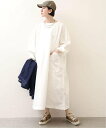 journal standard luxe 【ARMEN】POPLIN BOAT NECK LONG PULLOVER ジャーナルスタンダード ラックス ワンピ...