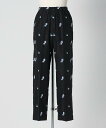 LOEFF <LOEFF>キャットニップ ジャガード パンツ ユナイテッドアローズ パンツ その他のパンツ ブラック【送料無料】