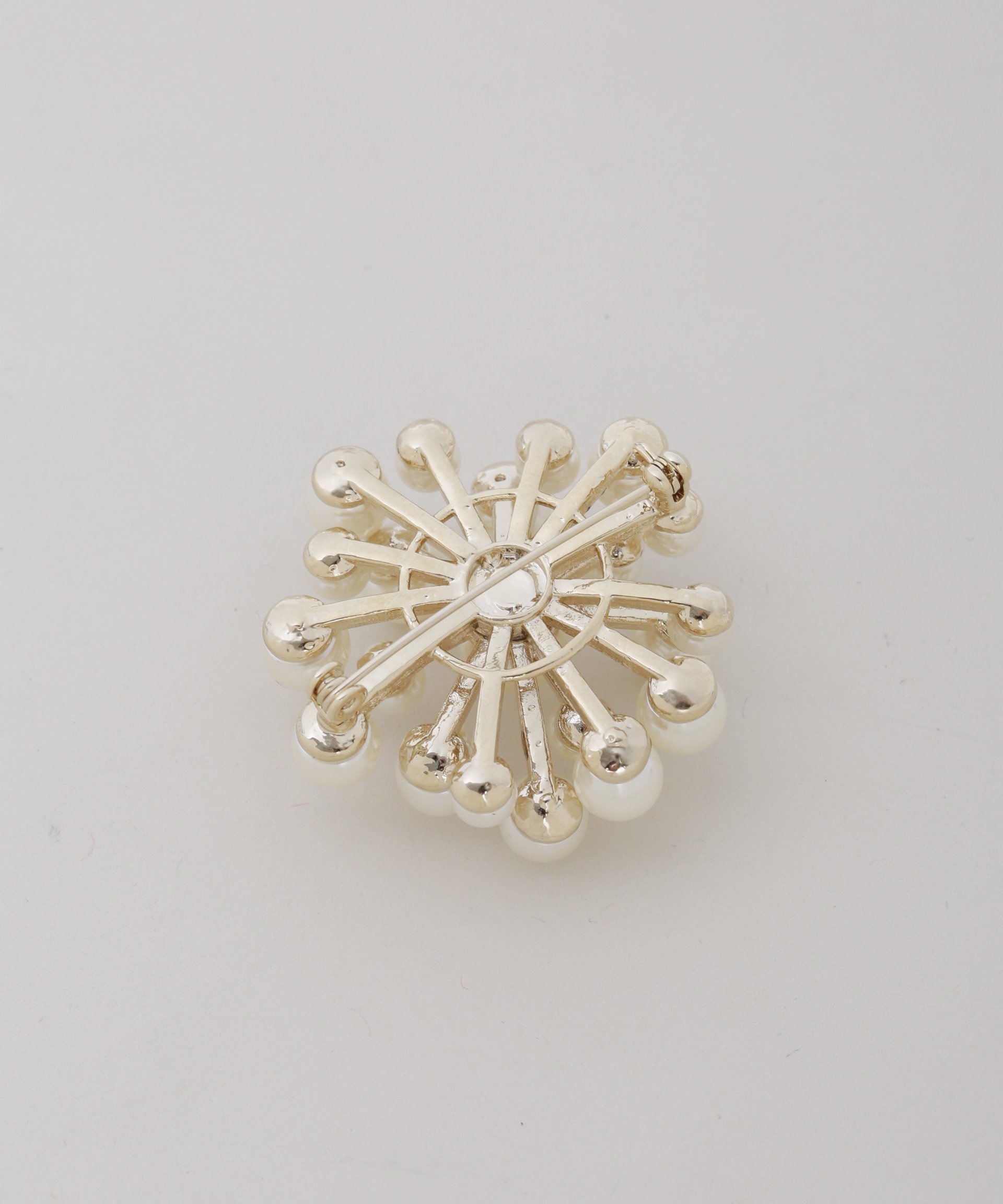 【SALE／20%OFF】NANO universe フェイクパールスパークルブローチ ナノユニバース ファッション雑貨 その他のファッション雑貨 ホワイト stylife-15498738 Rakuten Fashion サンプル画像3