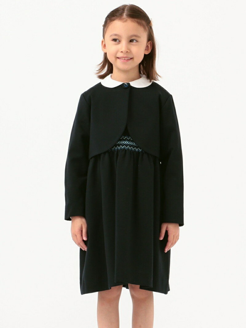 SHIPS KIDS SHIPS KIDS:ポンチ ノースリーブ ワンピース(100~130cm) シップス ワンピース キッズワンピース ネイビー【送料無料】