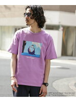 Sonny Label トム&ジェリーTシャツ サニーレーベル カットソー Tシャツ パープル ホワイト グレー グリーン