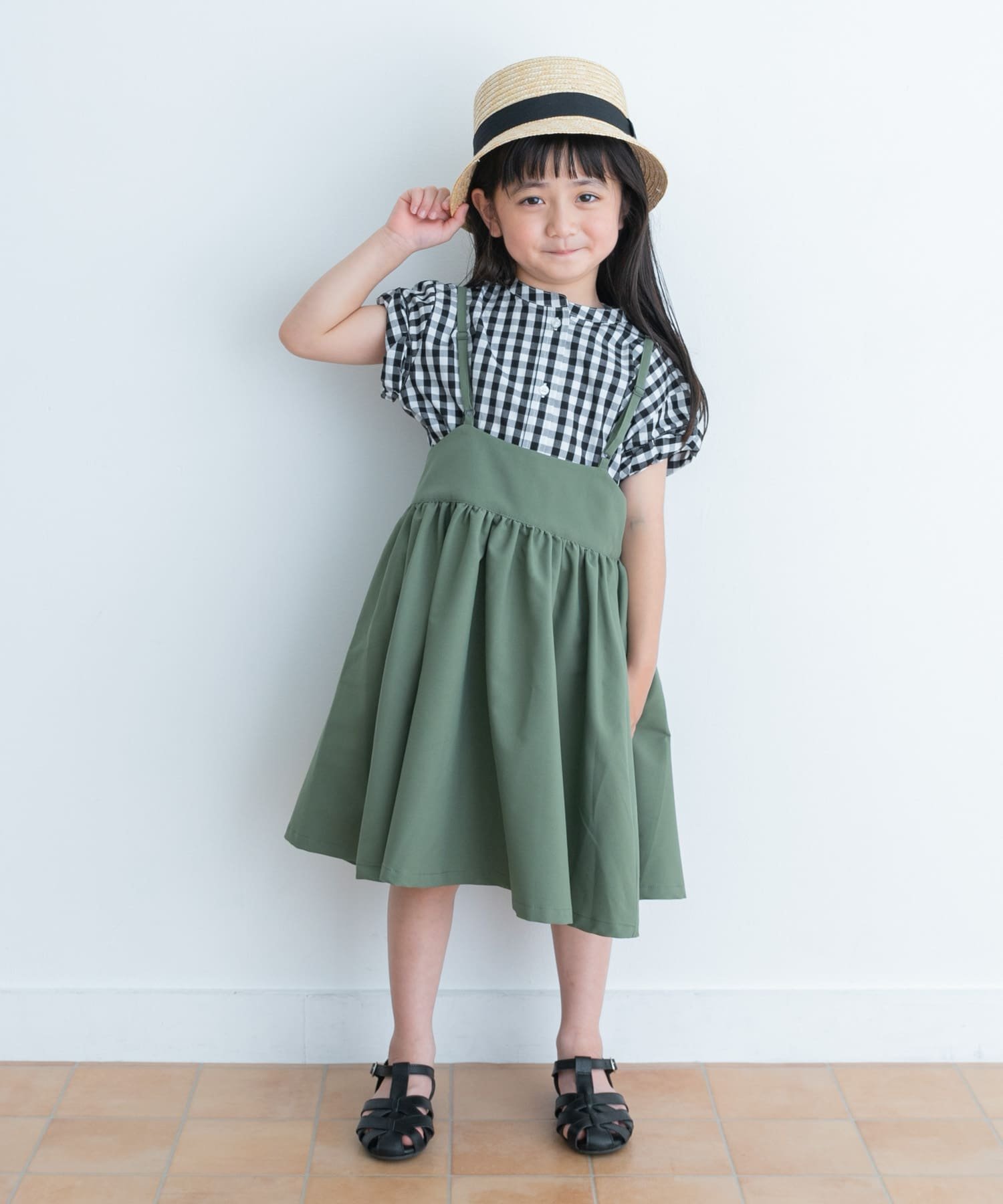 【SALE／30 OFF】URBAN RESEARCH DOORS キャミソールジャンパースカート(KIDS) アーバンリサーチドアーズ ワンピース ドレス ワンピース ベージュ【送料無料】