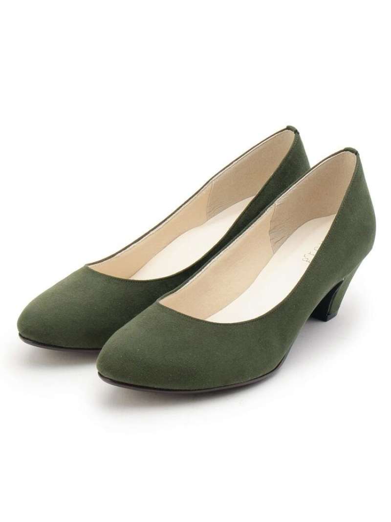 【SALE／50%OFF】grove ふわっと包まれる,やわここちパンプス(日本製) グローブ シューズ・靴 パンプス ネイビー パープル カーキグリーン ホワイト グレー イエロー ピンク ブラック レッド