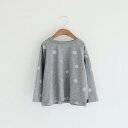 【SALE/15%OFF】branshes 【b.+A】金子綾/長袖Tシャツ ブランシェス トップス カットソー・Tシャツ グレー ホワイト