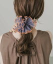 SMELLY バイカラーシアーフリルシュシュ スメリー ヘアアクセサリー ヘアゴム