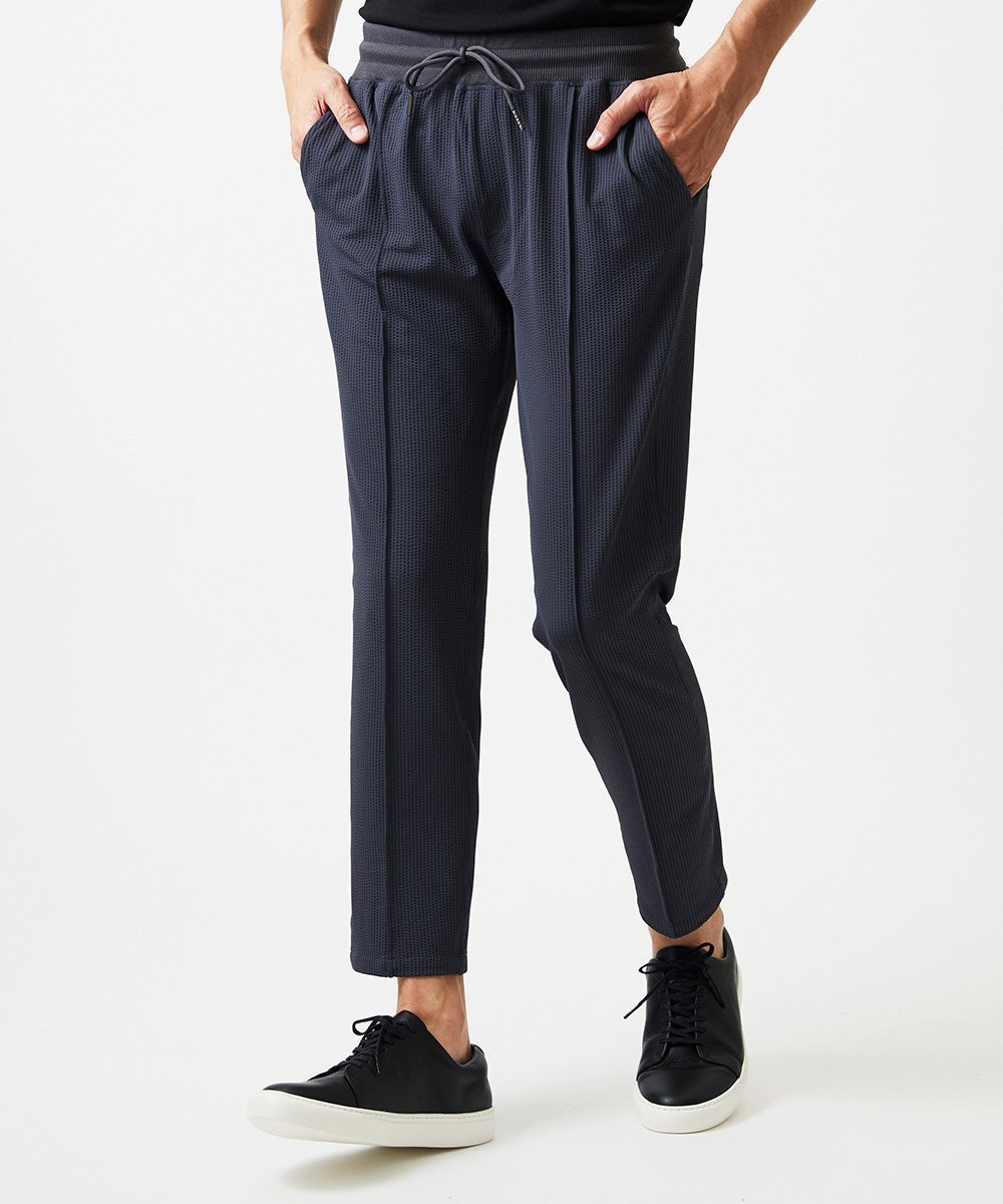 【SALE／40%OFF】MICHEL KLEIN HOMME 【セットアップ】SUPERGAコラボイージーパンツ ミッシェルクランオム パンツ その他のパンツ ブラック【送料無料】