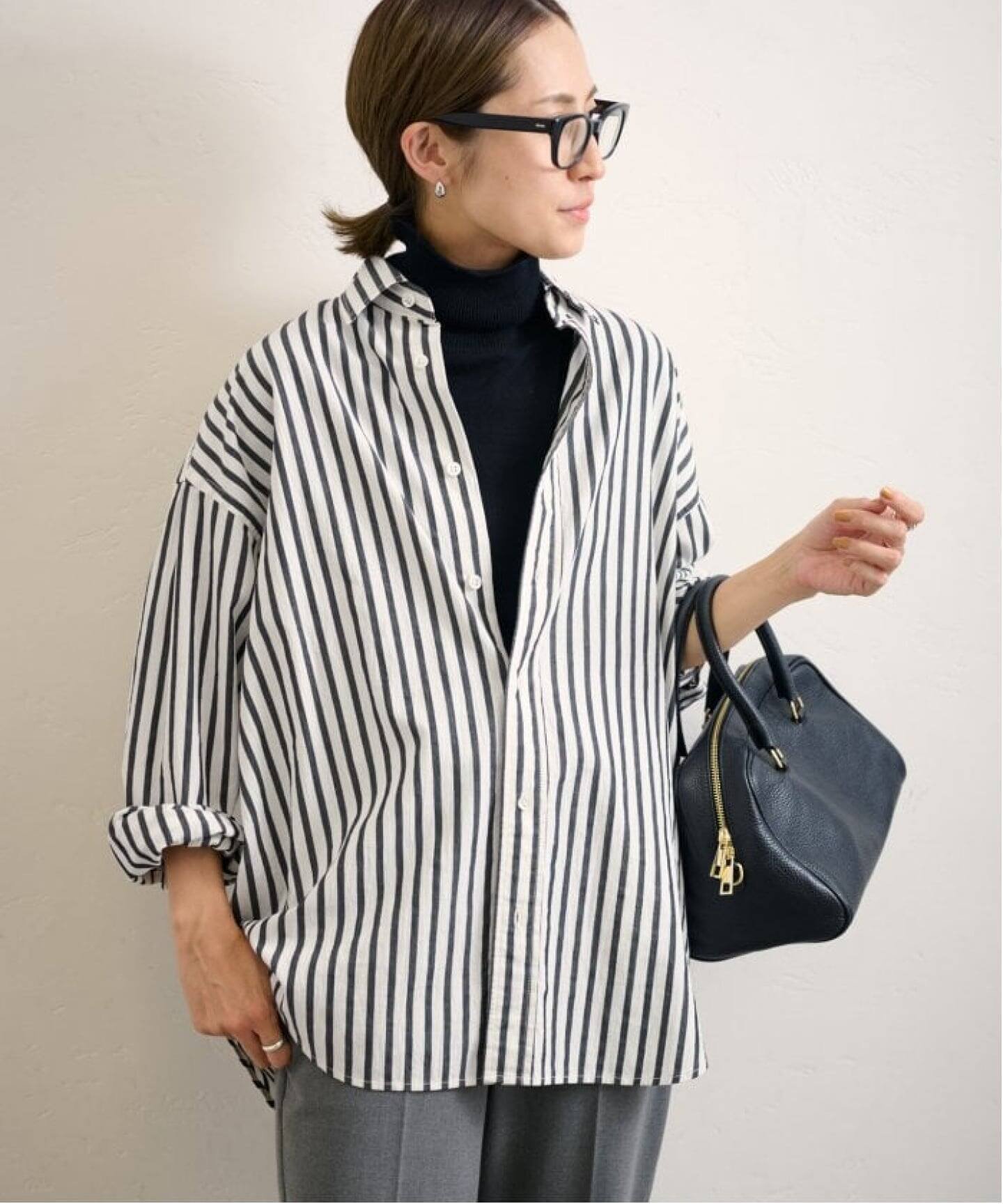 FRAMeWORK ≪WEB限定 / 追加予約≫コットンストライプレギュラーカラーシャツ 2 フレームワーク トップス..