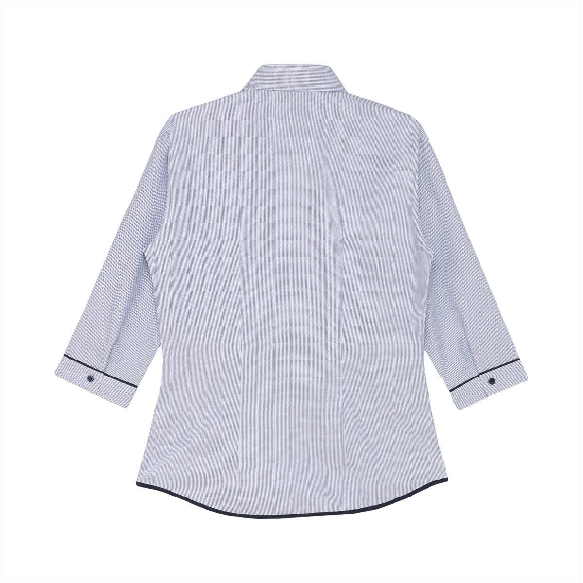 【透け防止】 スキッパー 七分袖 形態安定 レディースシャツ BL01K301AB24K1S-12 トーキョーシャツ スーツ・フォーマル Yシャツ・カッターシャツ ブルー