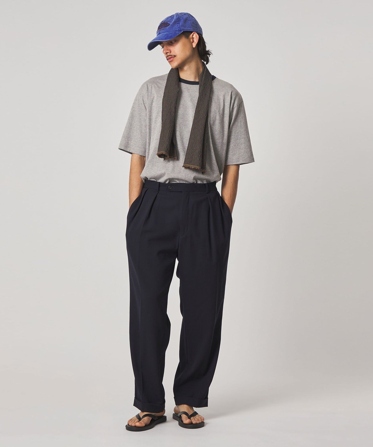 Steven Alan ＜Steven Alan＞ リンガー クルーネック Tシャツ NARROW ビューティー＆ユース　ユナイテッドアローズ トップス カットソー・Tシャツ ブラウン グレー【送料無料】 3