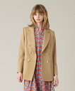 【SALE/30%OFF】LOULOU WILLOUGHBY 【LOULOU WILLOUGHBY】◇ギャバジンテーラードジャケット アルアバイル ジャケット・アウター テーラードジャケット・ブレザー ベージュ ブラック【送料無料】
