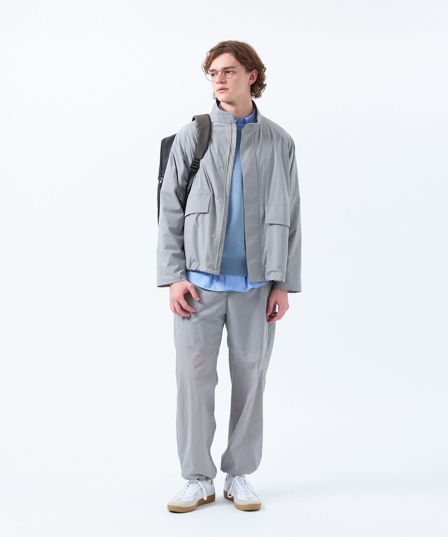 【SALE／44%OFF】MACKINTOSH PHILOSOPHY 軽量ナイロンストレッチ スタンドブルゾン マッキントッシュ フィロソフィー ジャケット・アウター ブルゾン・ジャンパー ブラック【送料無料】