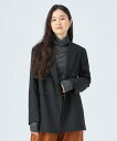 BEAMS HEART WOMEN オーバー ダブルジャケット ビームス ハート ジャケット・アウター テーラードジャケット・ブレザー グレー ブラック【送料無料】