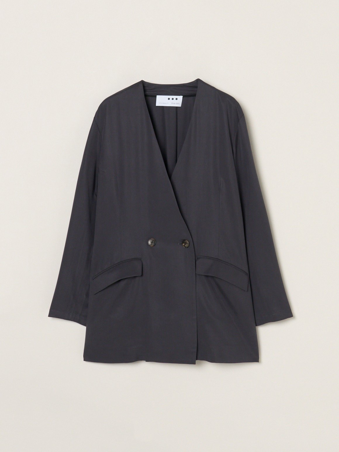 three dots Fibrio jacket スリードッツ ジャケット・アウター その他のジャケット・アウター ブラック ベージュ カーキグリーン