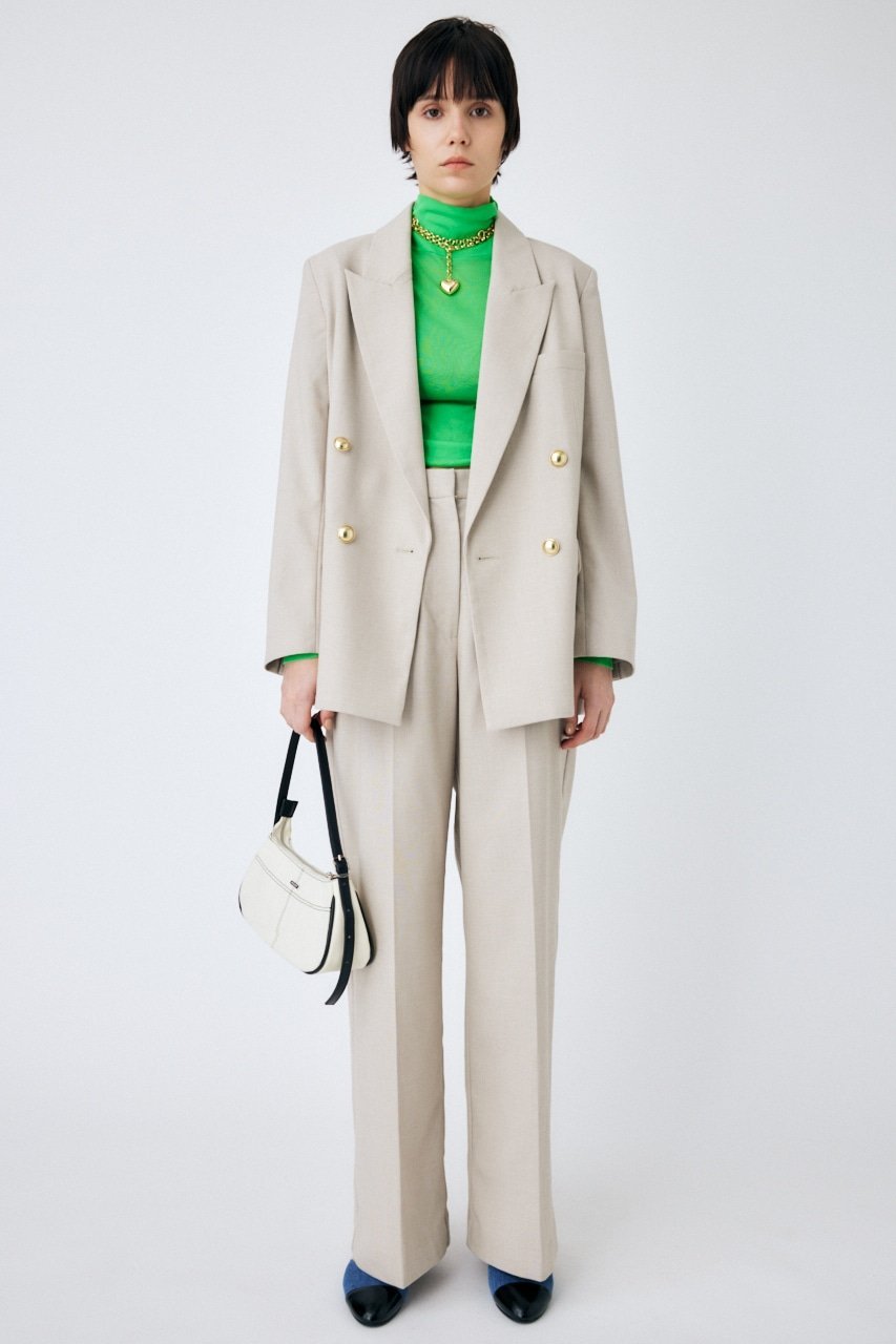 【SALE／70%OFF】MOUSSY SUSPENDER WIDE パンツ マウジー パンツ その他のパンツ ホワイト ネイビー グレーのサムネイル