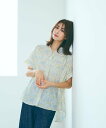 楽天Rakuten Fashion【SALE／37％OFF】Elura サラサラ着映えスキッパーチュニック エルーラ ワンピース・ドレス チュニック ホワイト ネイビー ベージュ グリーン