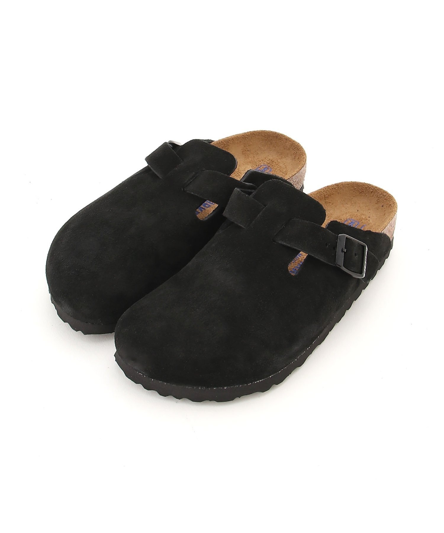 BIRKENSTOCK BIRKENSTOCK/Boston VL SFB ナロー ツルヤ シューズ・靴 サンダル ブラック ベージュ