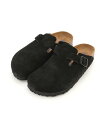 BIRKENSTOCK BIRKENSTOCK/Boston VL SFB ナロー ツルヤ シューズ・靴 サンダル ブラック ベージュ【送料無料】