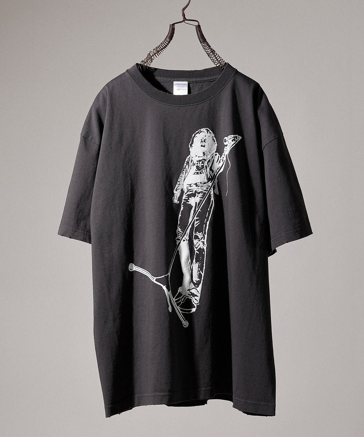 楽天Rakuten FashionNUMBER （N）INE HARD WASH DAMAGE T-SHIRT ナンバーナイン トップス カットソー・Tシャツ【送料無料】