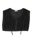 【SALE/60%OFF】studio CLIP ふわふわケープ付け襟 スタディオクリップ ファッション雑貨 付け襟 ブラック ベージュ