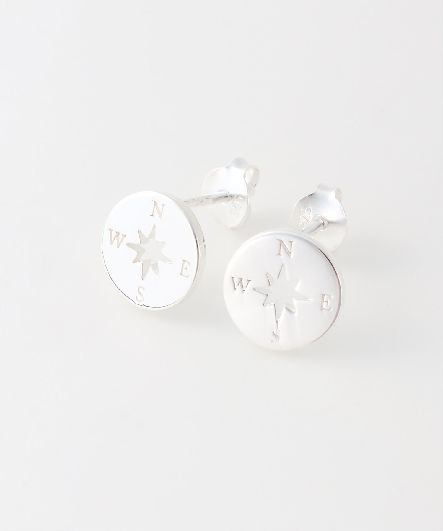 SCALABLANCHE SCALABLANCHE/(U)コンパスピアス(SV925) スカラ アクセサリー・腕時計 ピアス シルバー【送料無料】