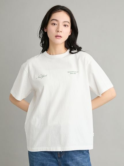 【SALE／50%OFF】Mila Owen TENNIS CLUBグラフィックTシャツ ミラオーウェン トップス カットソー・Tシャツ ピンク グリーン ホワイト stylife-15666451 Rakuten Fashion パッケージ画像