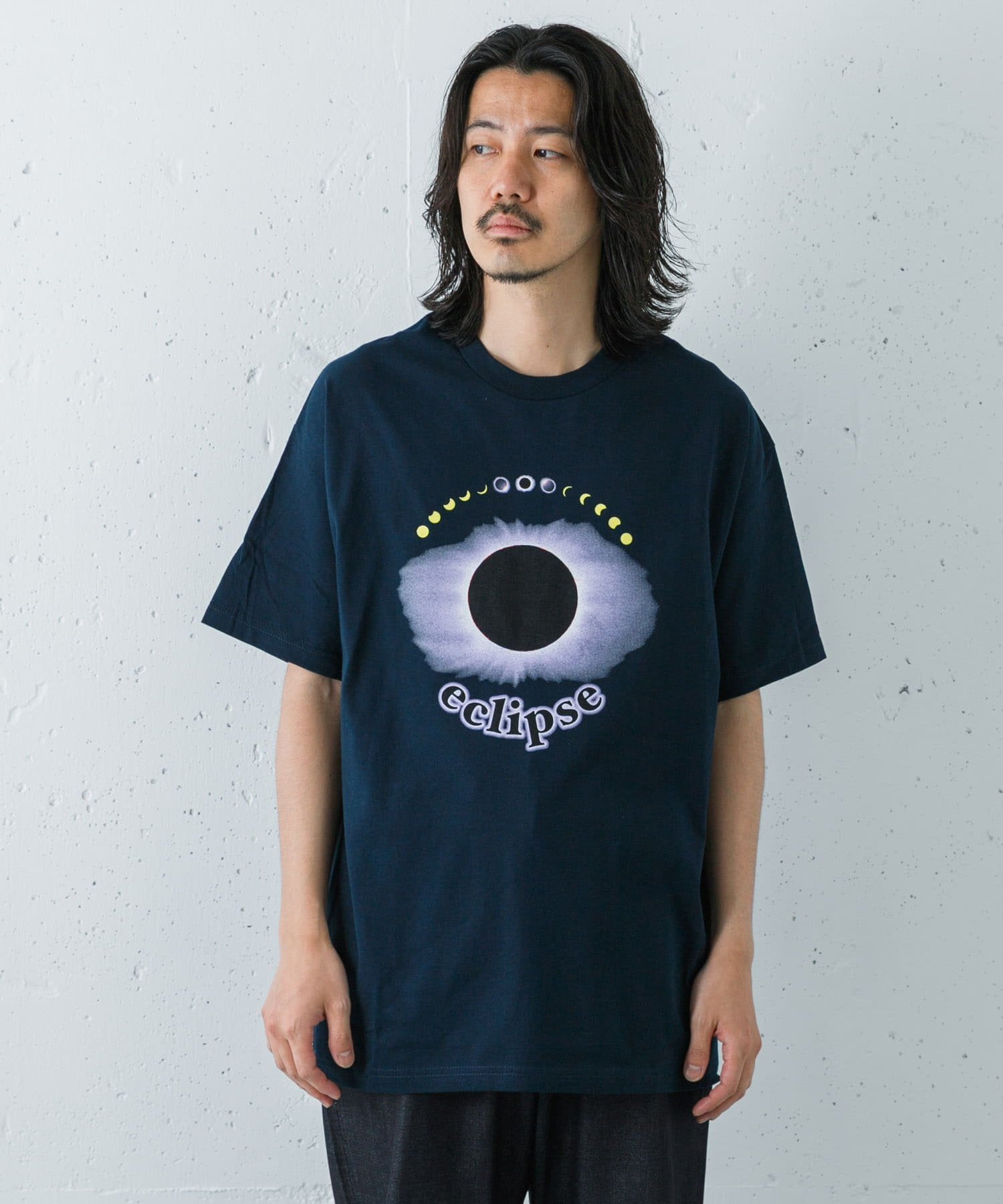 Cotton Expressions SOLAR ECLIPSE T-SHIRTS アーバンリサーチ トップス カットソー・Tシャツ ネイビー