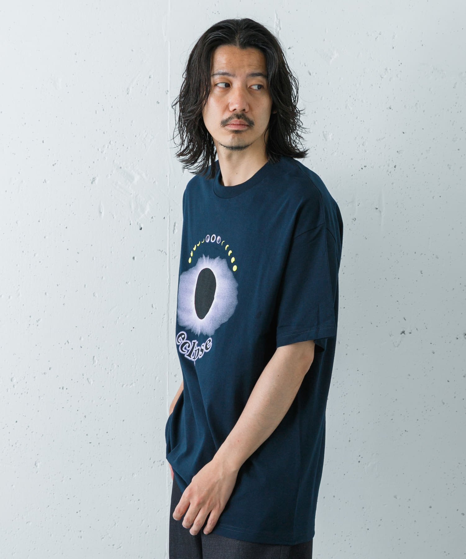 Cotton Expressions SOLAR ECLIPSE T-SHIRTS アーバンリサーチ トップス カットソー・Tシャツ ネイビー