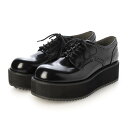 【SALE/63%OFF】EVOL メダリオンレースアップシューズ イーボル シューズ・靴 ローファー ブラック ベージュ