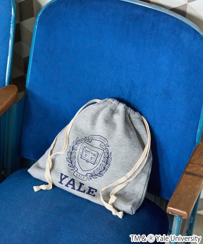 【SALE／60%OFF】FREAK'S STORE Yale University イエール大学 別注 巾着 バッグ【限定展開】 24AW フリークスストア バッグ ハンドバッグ グレー ブラック ネイビーのサムネイル